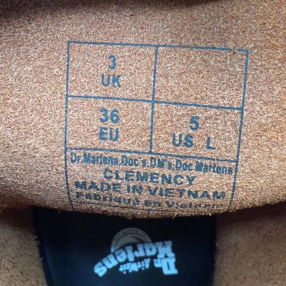 Dr. Martens Women’s Clemency Lace-Up Boots Brown Sz 5 - Picture 9 of 9